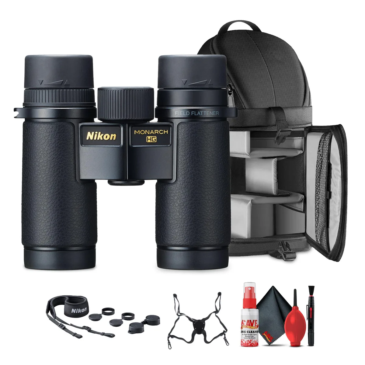 Nikon Inc Nikon 10x30 Monarch HG Binoculars Bundle with Sling Backpack — product photo