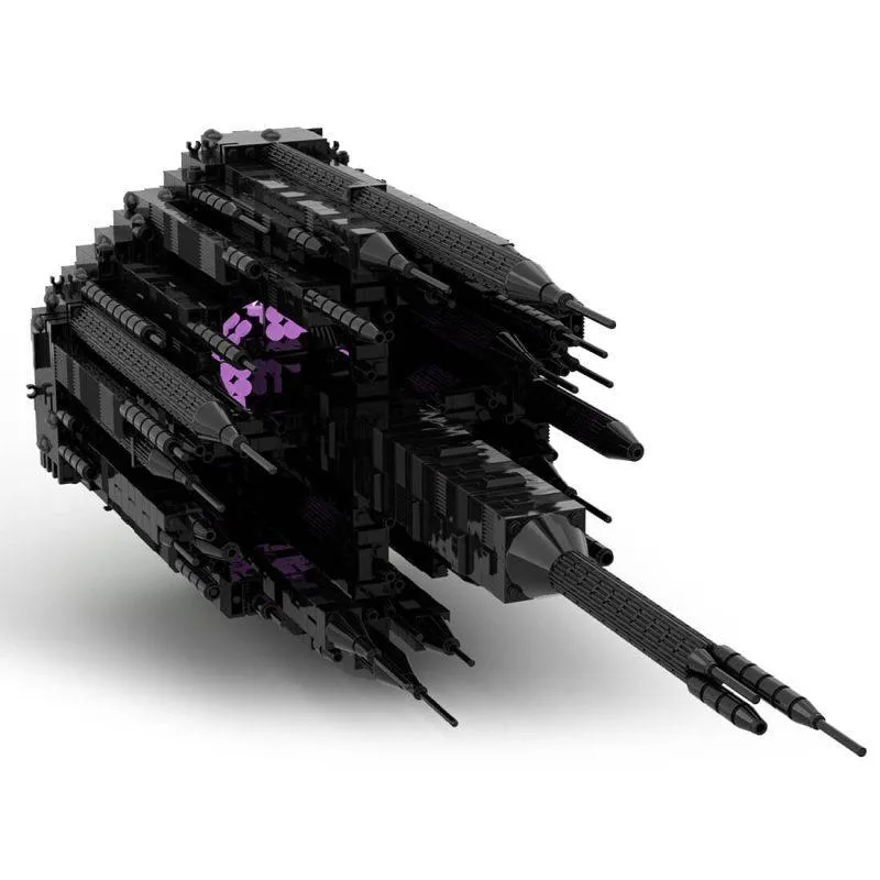 ZITIANYOUBUILD ZITIANYOUBUILD MOC-125965 Replicator-Cruiser Space Wars Ship 2064PCS — product photo