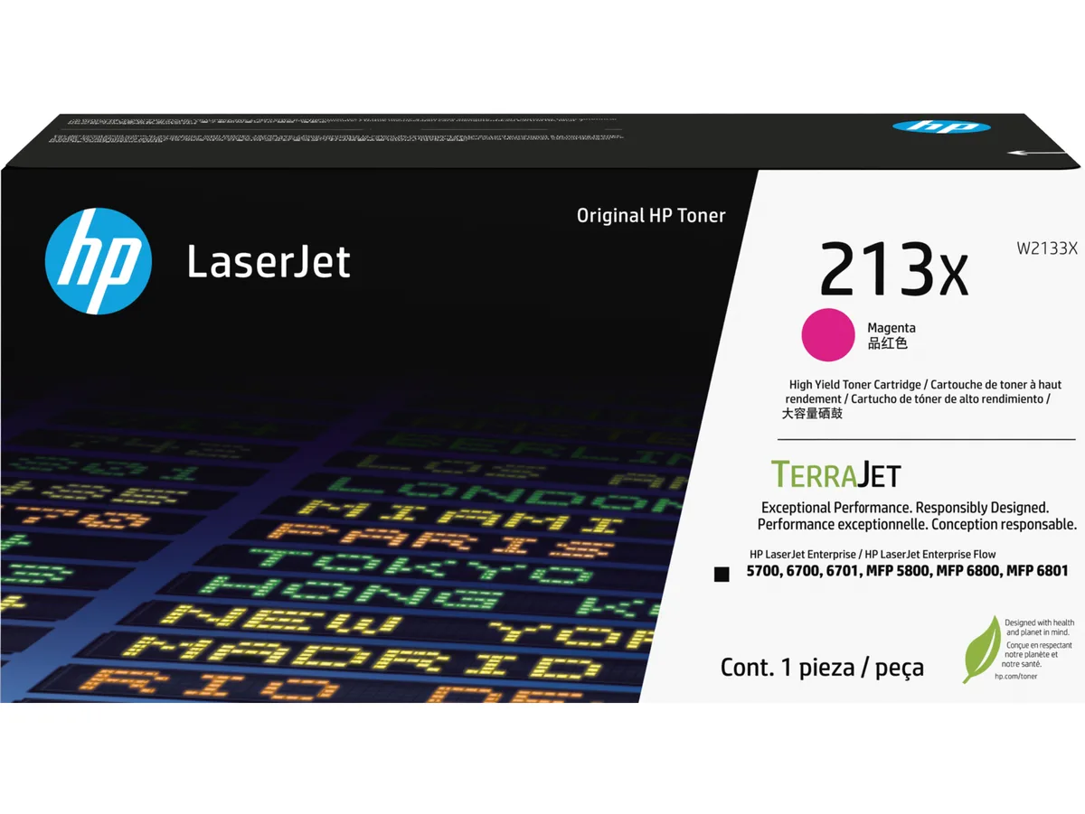 HP HP W2133X 213X Magenta TerraJet Toner Cartridge — product photo