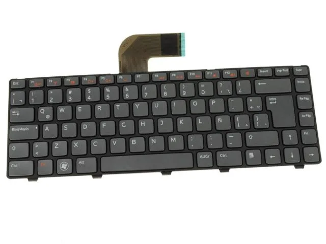 DELL DELL Spanish Backlit Keyboard YVX4C XPS 15 L502X Inspiron 14z N411Z Vostro V131 3450 3550 3560 — product photo