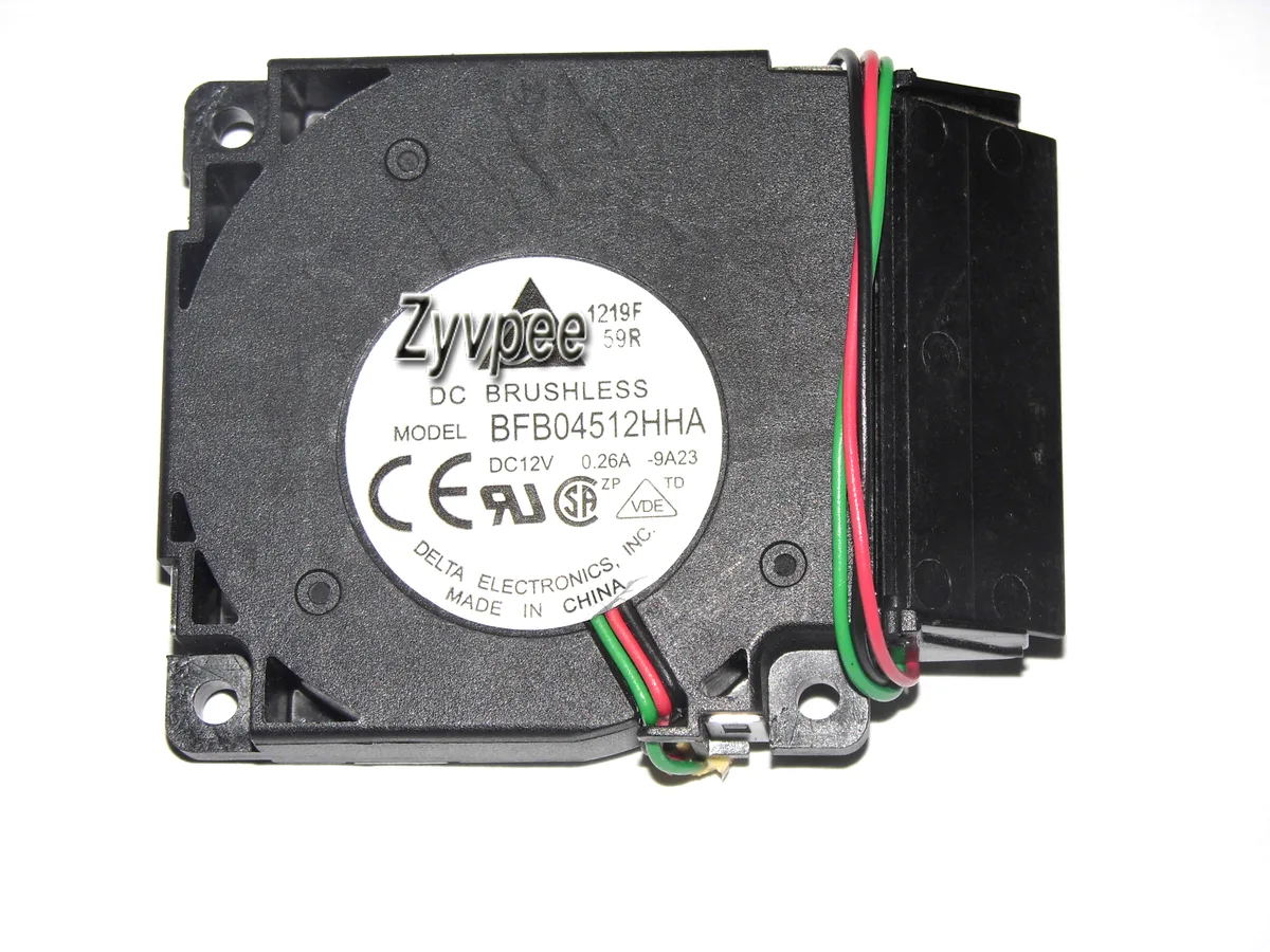 Zyvpee Zyvpee BFB04512HHA -9A23 45x45x10mm 12V 0.26A 3-pin blower case fan — product photo