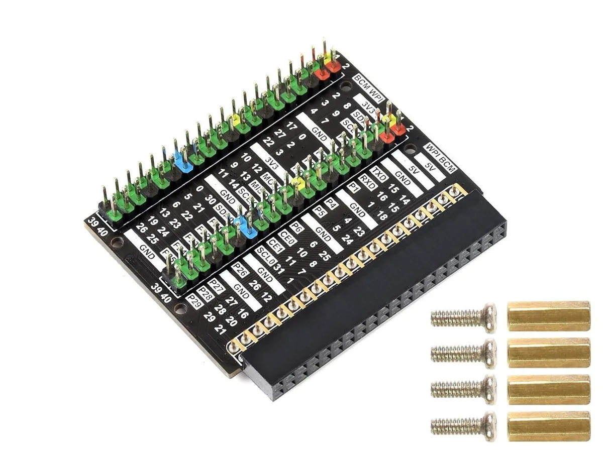 LORDWORLD LORDWORLD 2x 40-Pin GPIO Header Adapter for Raspberry Pi 400 — product photo
