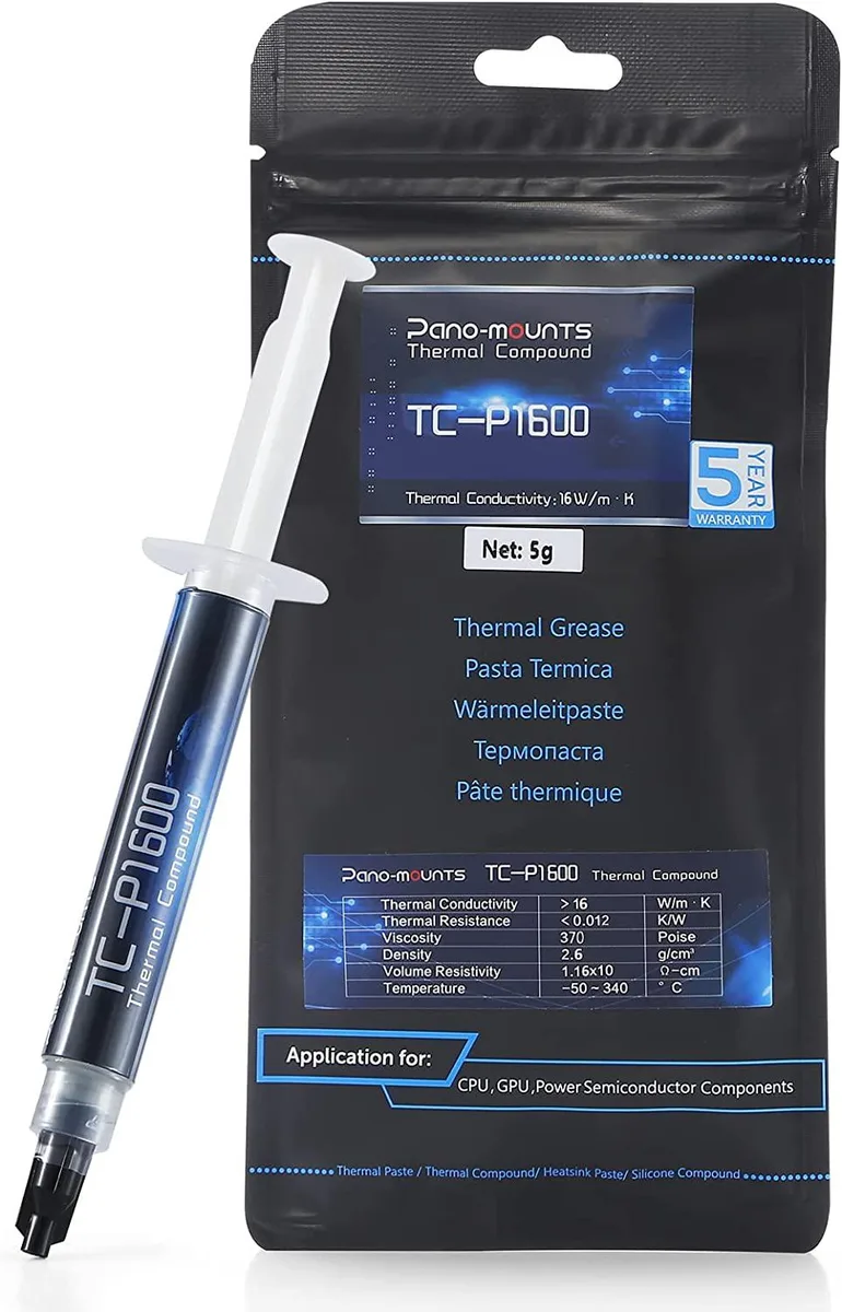 PANO-MOUNTS PANO-MOUNTS 16W/m·K Thermal Paste 5g with Tool Kit — product photo
