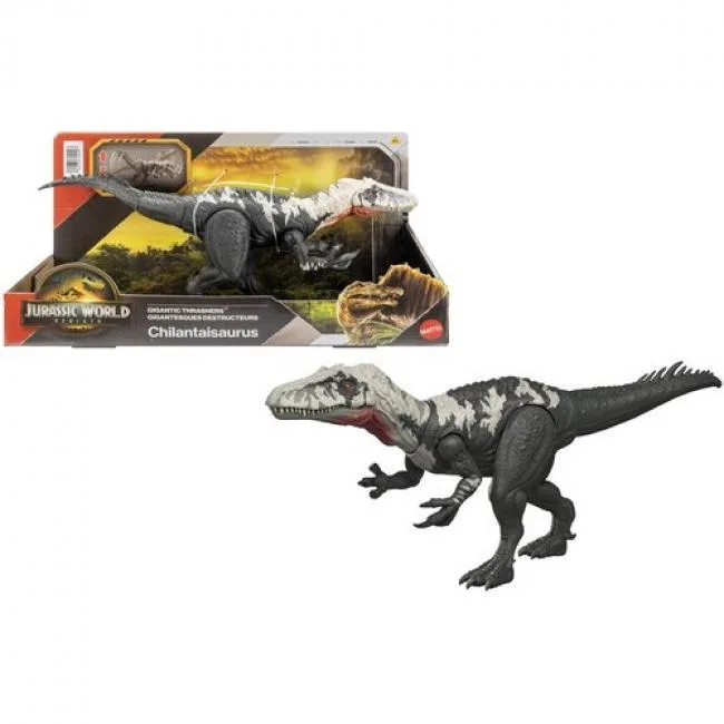 Mattel Mattel JGB95 Gigantic Thrashers Chilantaisaurus Action Figure 14 Inches — product photo