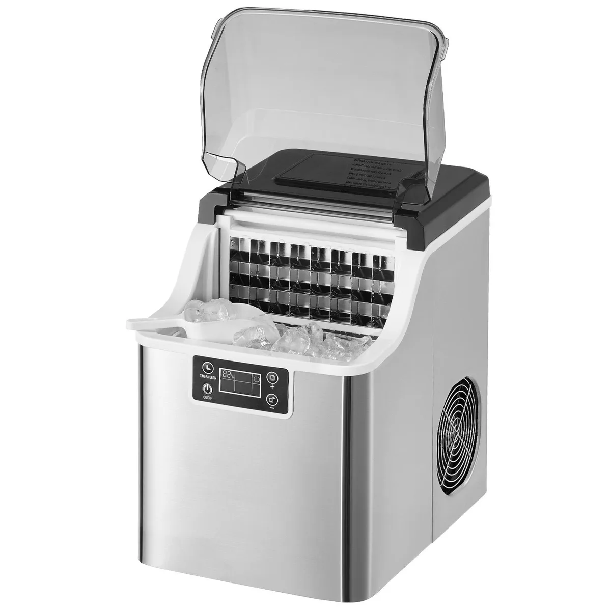 VEVOR VEVOR Countertop Ice Maker 45 lbs/day 24 Cubes HZB-20AF/S — product photo