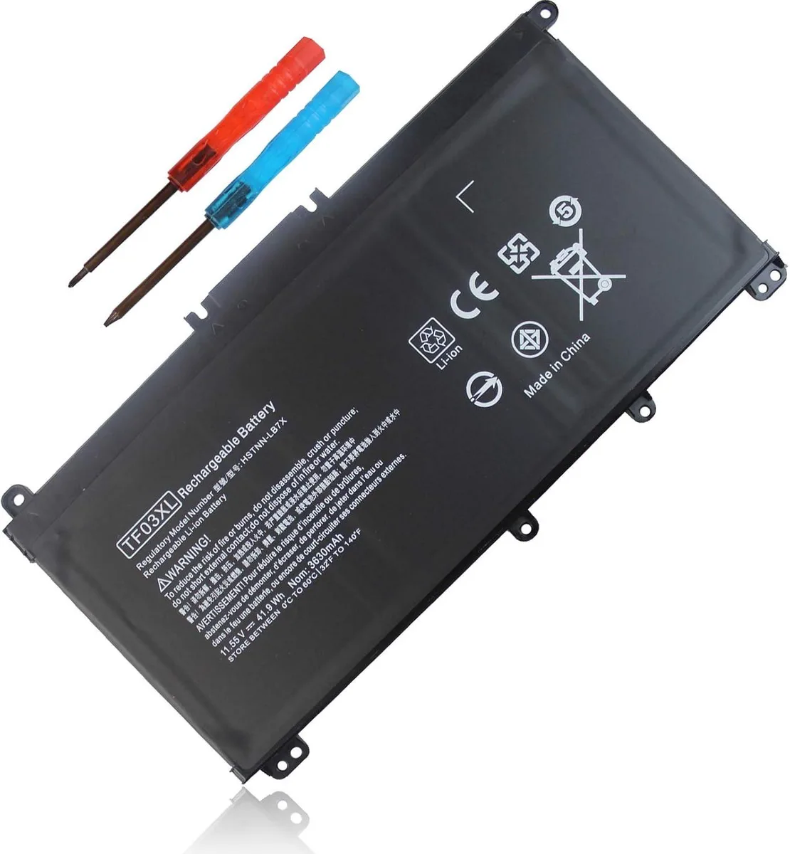 FOCUSTEC FOCUSTEC TF03XL 11.55V 41.9Wh 3-cell laptop battery — product photo