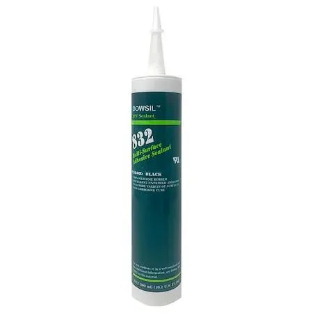 Dow Corning Dow Corning DOWSIL 99180523 Silicone Sealant 10 oz Cartridge Black 832 — product photo