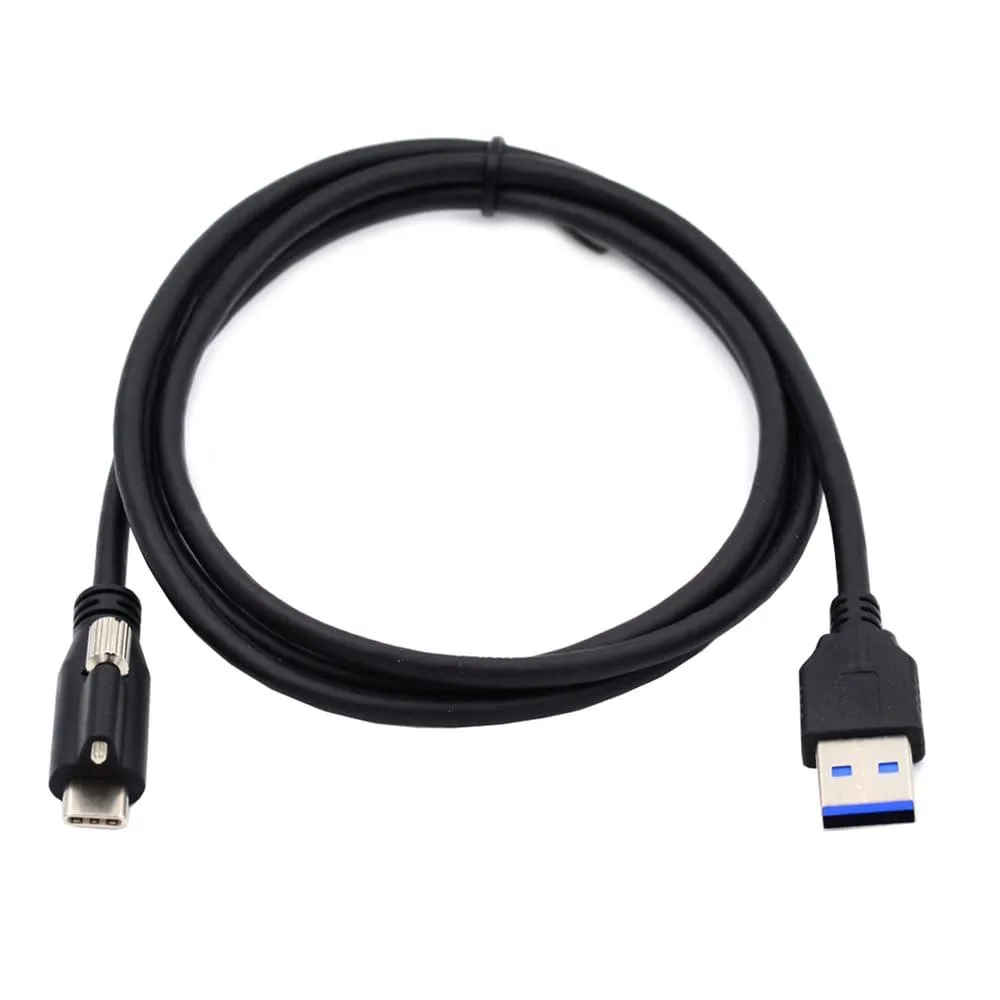 LORDWORLD LORDWORLD USB 3.0 to USB 3.1 Type-C Locking Cable 1.2M — product photo