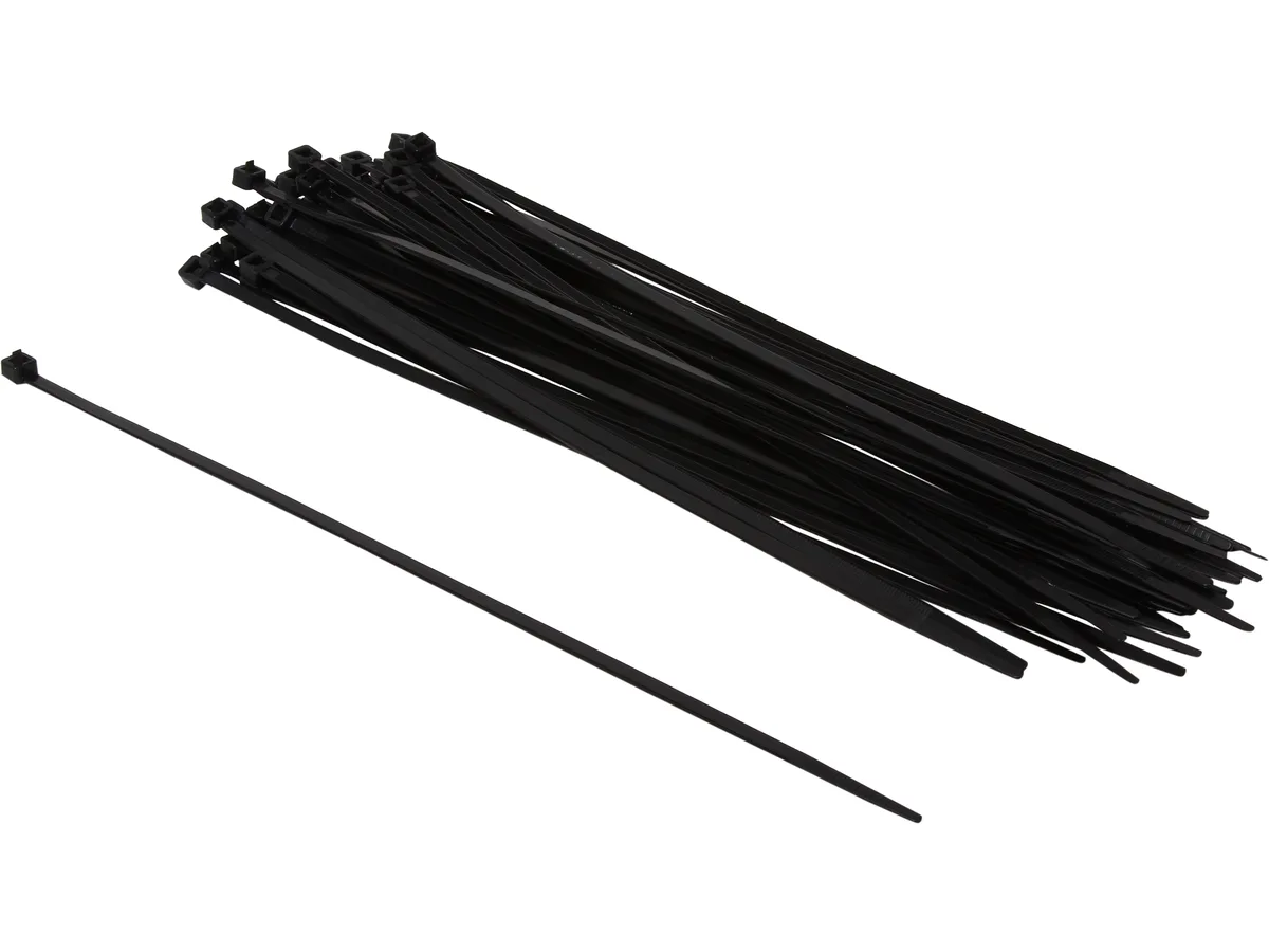 Cables To Go Cables To Go 43223 50pk 11.5" Releasable Cable Ties Black — product photo