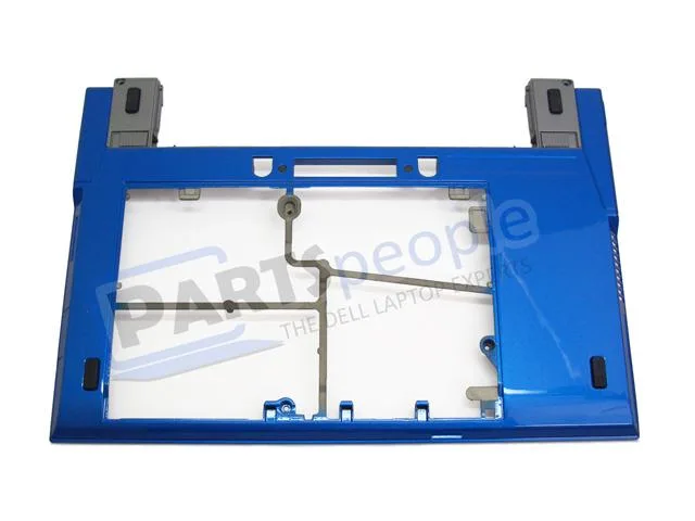 Blue Dell Latitude E4200 bottom base cover assembly with battery latch