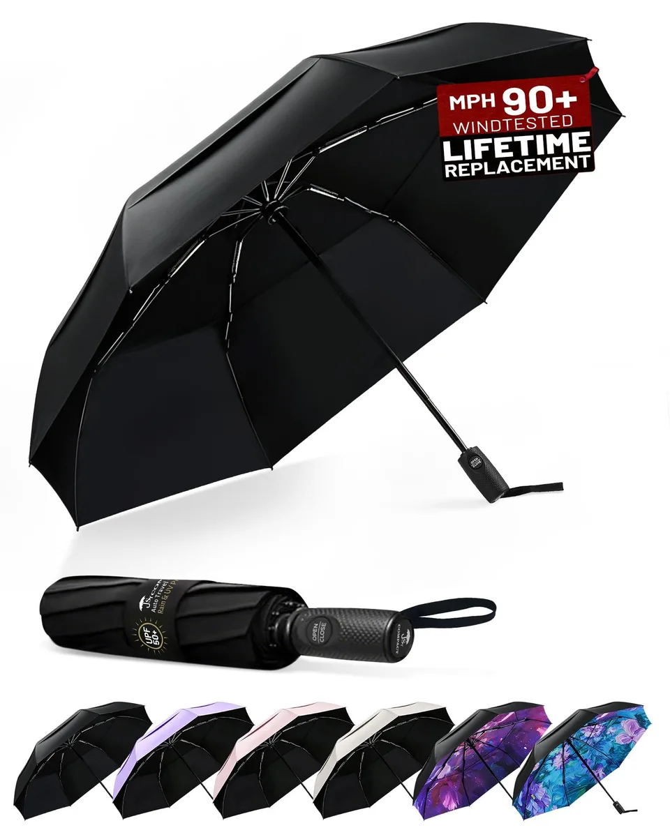  SY COMPACT Umbrella 11 in 42 in canopy UPF 50+ — product photo