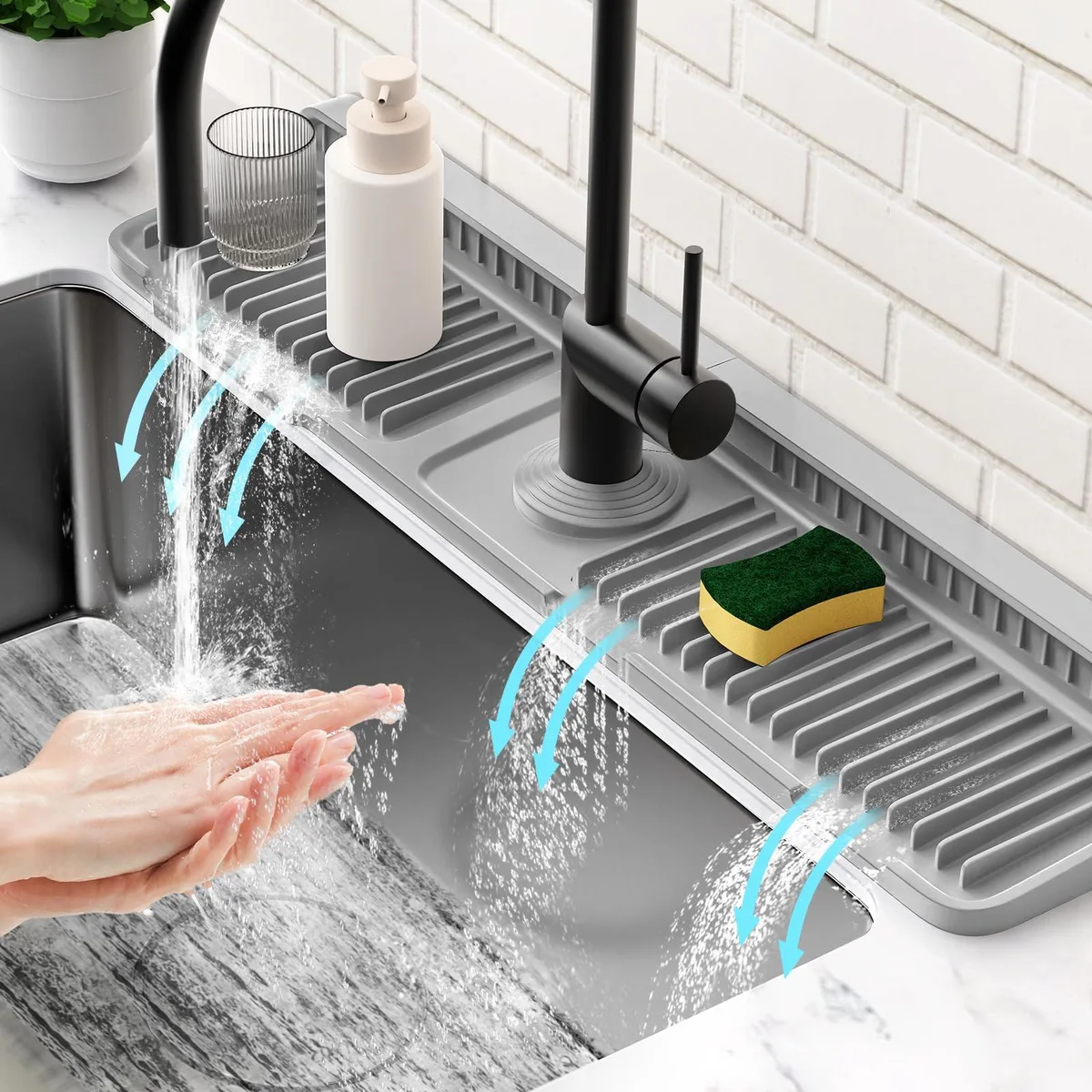 24'' Faucet Mat Kitchen Accessory — product photo
