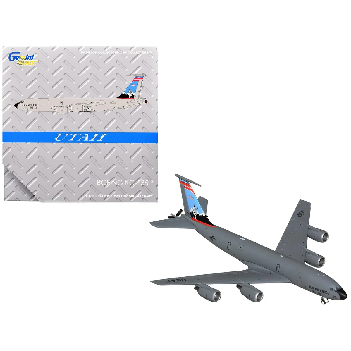 GeminiJets GeminiJets Boeing KC-135R Stratotanker Utah Air National Guard 61-0275 1/400 Diecast Model — product photo
