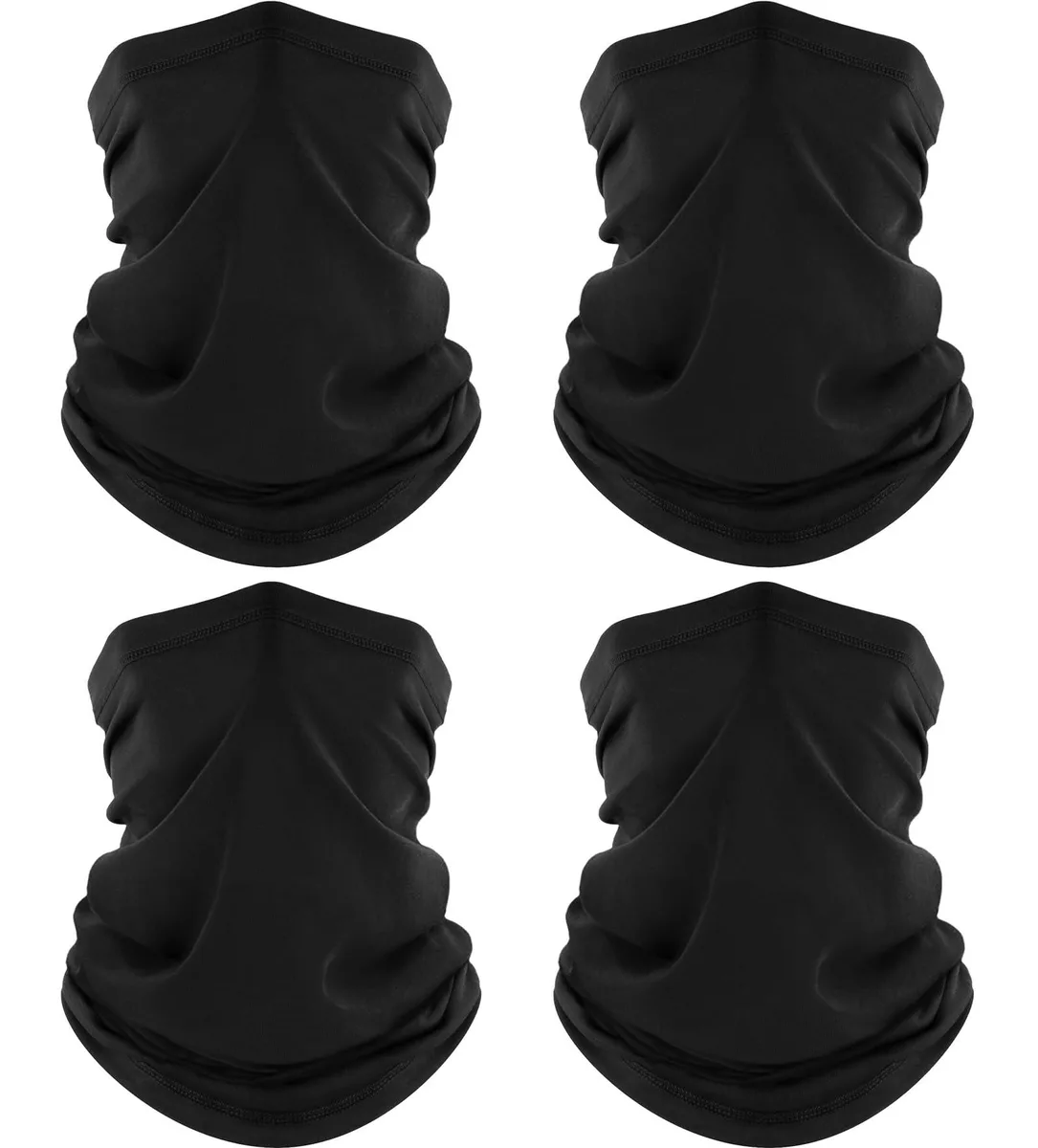 ROXUN Rx-mz Neck Gaiter 4 Pack Black — product photo