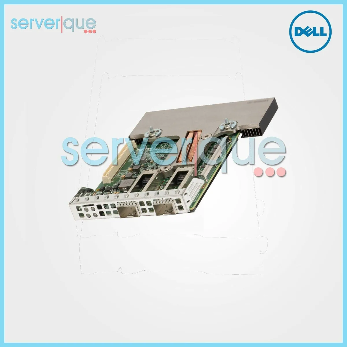 DELL DELL 9XY73 Broadcom 57414 25Gbps Dual-Port SFP28 Network Daughter Card — product photo