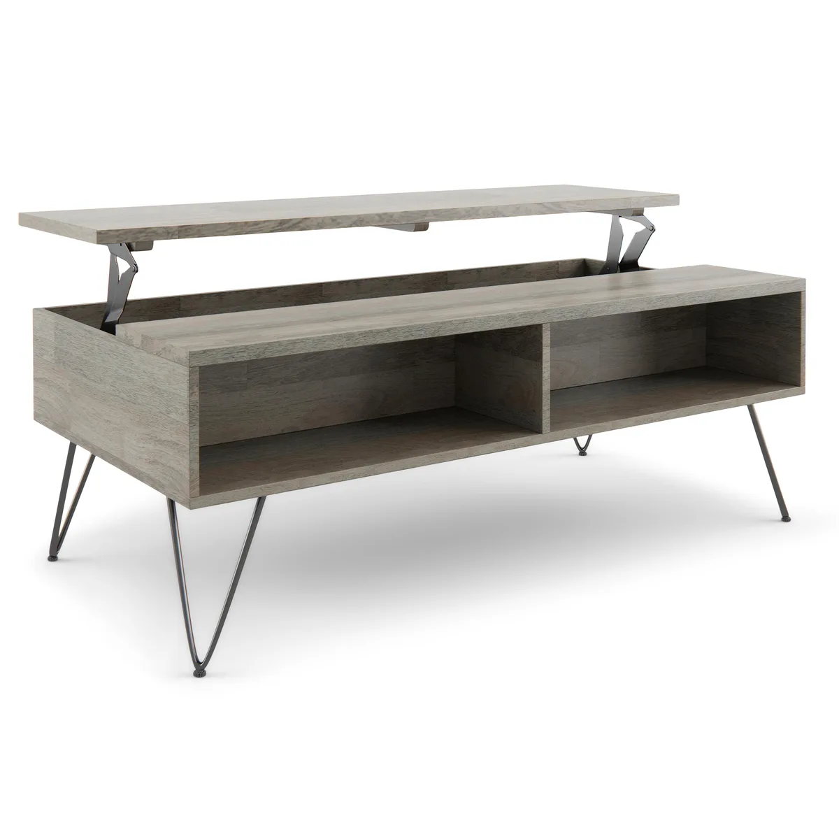 tuphen tuphen Hunter Lift Top Coffee Table Grey 48x24x18/25 — product photo