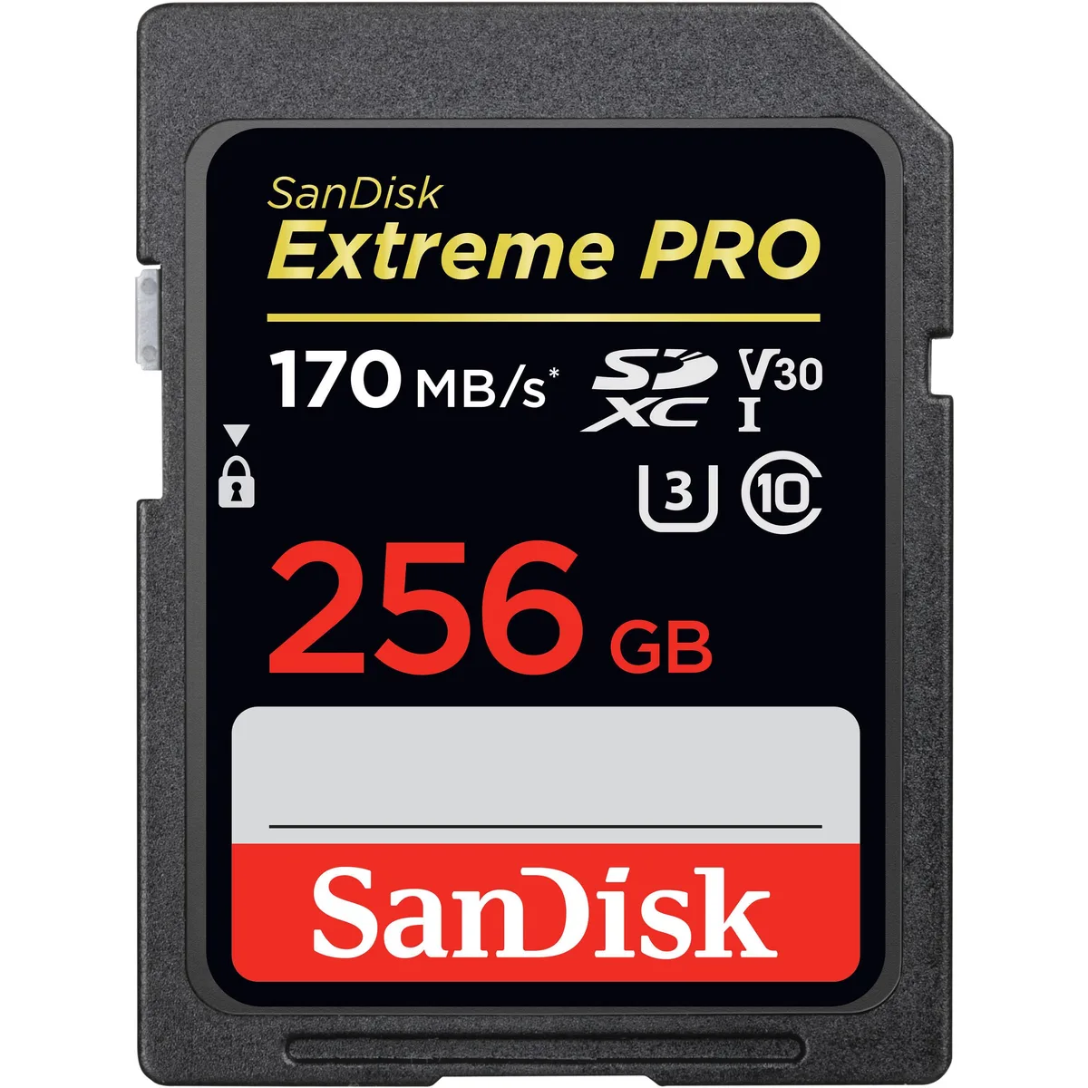 SanDisk SanDisk Extreme PRO 256 GB SDXC 170/90 MB/s U3 V30 — product photo