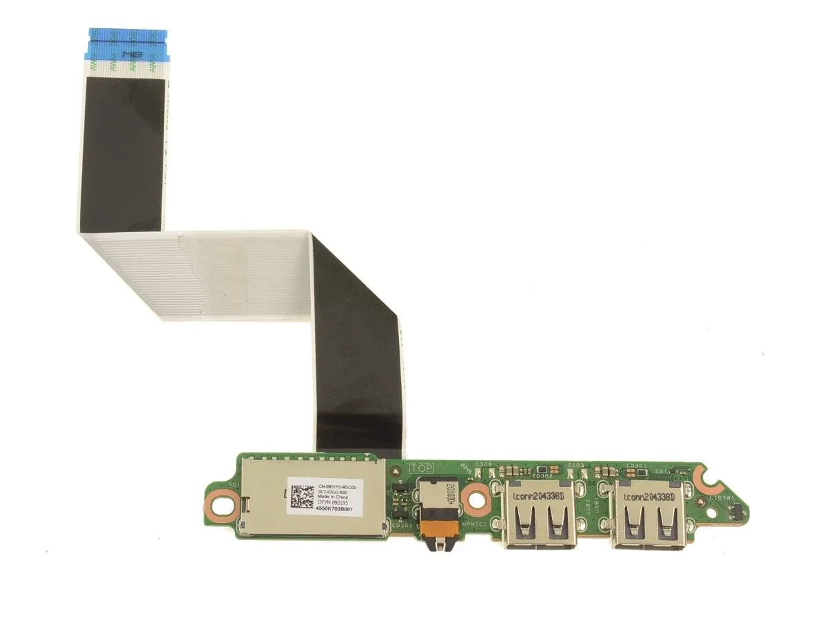 DELL DELL G Series G3 3500 G5 5500 SD Card Reader IO Board 9D1Y5 — product photo