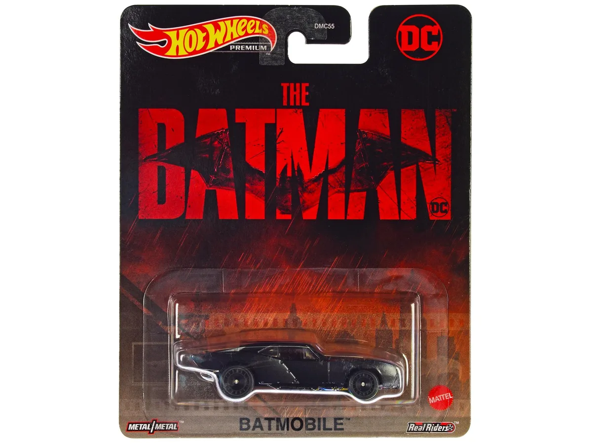Hot Wheels Hot Wheels Batmobile Matt Black The Batman 2022 Movie Diecast Car — product photo
