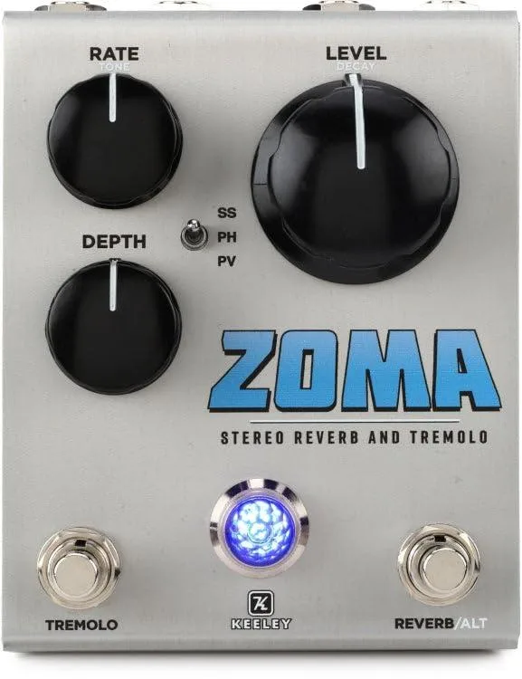 LORDWORLD LORDWORLD Zoma Stereo Reverb & Tremolo Pedal — product photo