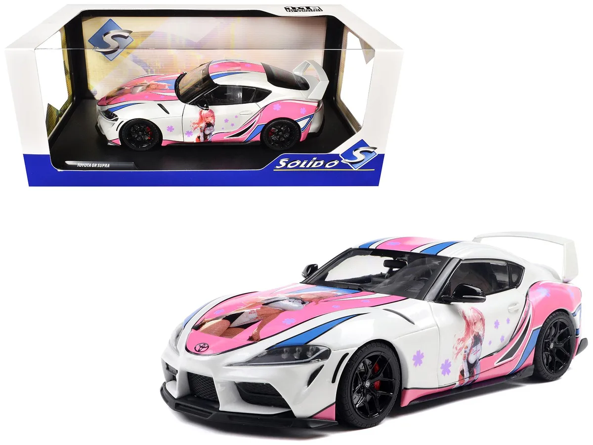 Solido Solido 2024 Toyota GR Supra "Itasha" StreetFighters 1/18 Diecast Car — product photo