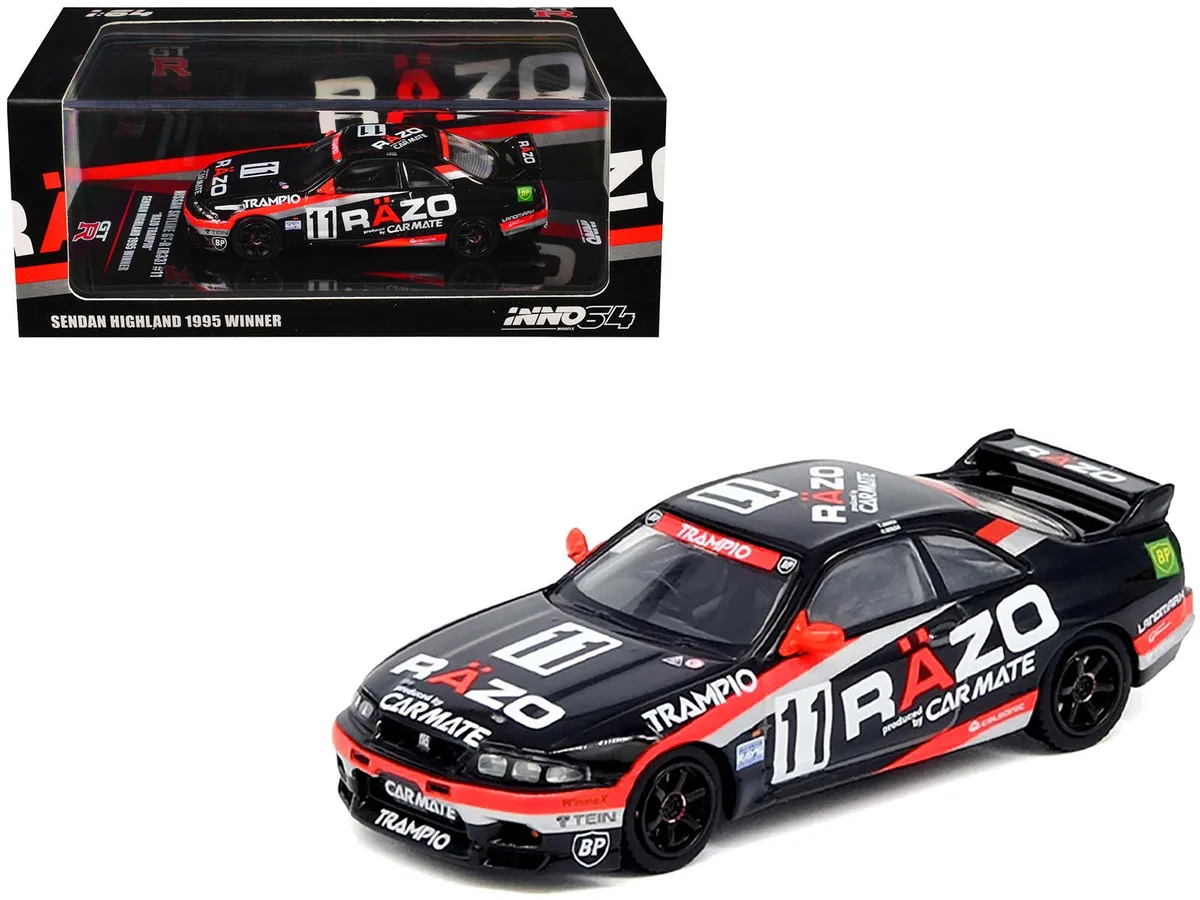 Inno Models Inno Models Nissan Skyline GT-R R33 RHD #11 1995 1/64 hobby collectible — product photo