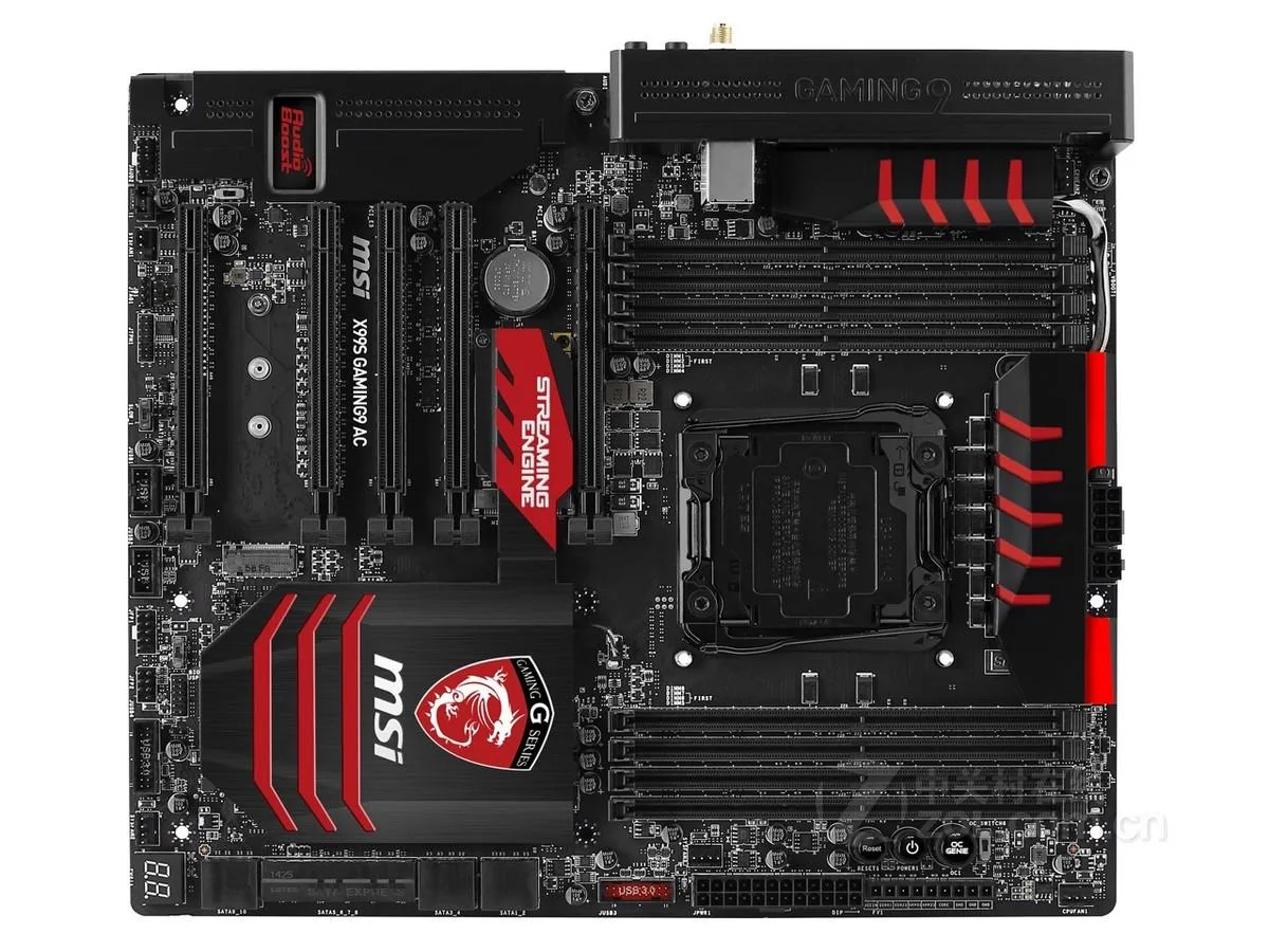 MSI MSI X99S GAMING 9 AC Intel motherboard — product photo