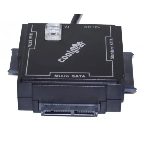 CoolGear CoolGear SS-125SSD USB 2.0 to SATA Adapter with Power Supply — product photo