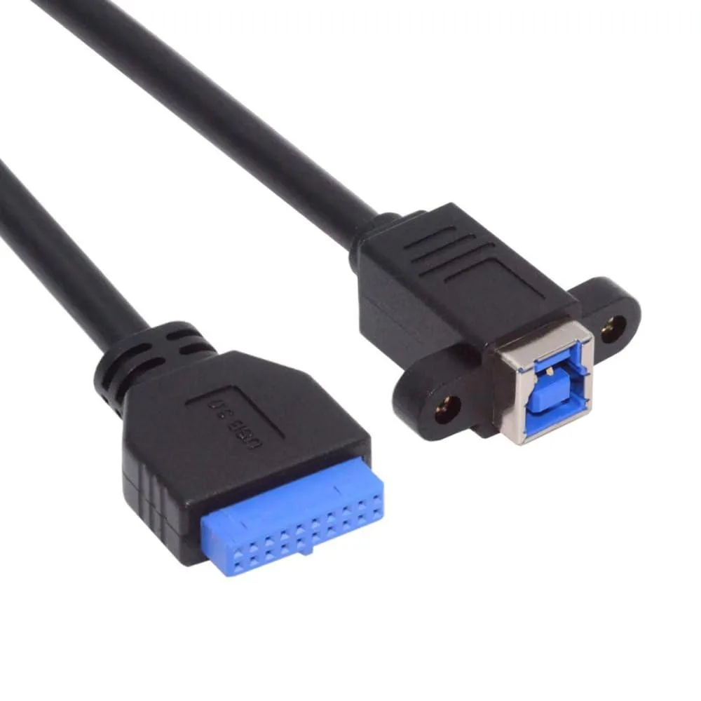 Fervit Fervit USB 3.0 20Pin IDC Header Male to Type-B Female Extension Cable 30cm — product photo