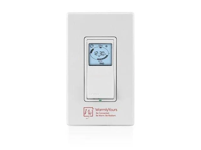 WarmlyYours WarmlyYours Hardwired Programmable Timer smart thermostat — product photo