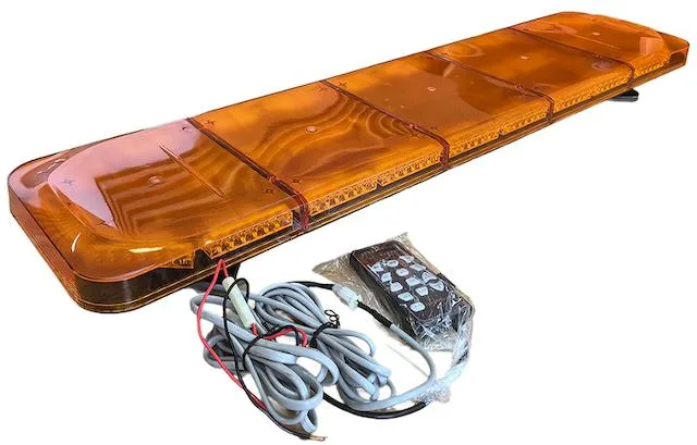YanTech YanTech 47" Amber LED Beacon Light Bar, 132 Diodes, Cruise Control, Take-Down &amp; Alley Lights — product photo