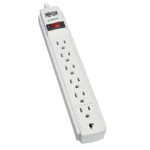 Tripp Lite Tripp Lite TLP606TAA surge protector 6 outlets 6 ft 790 joules TAA — product photo