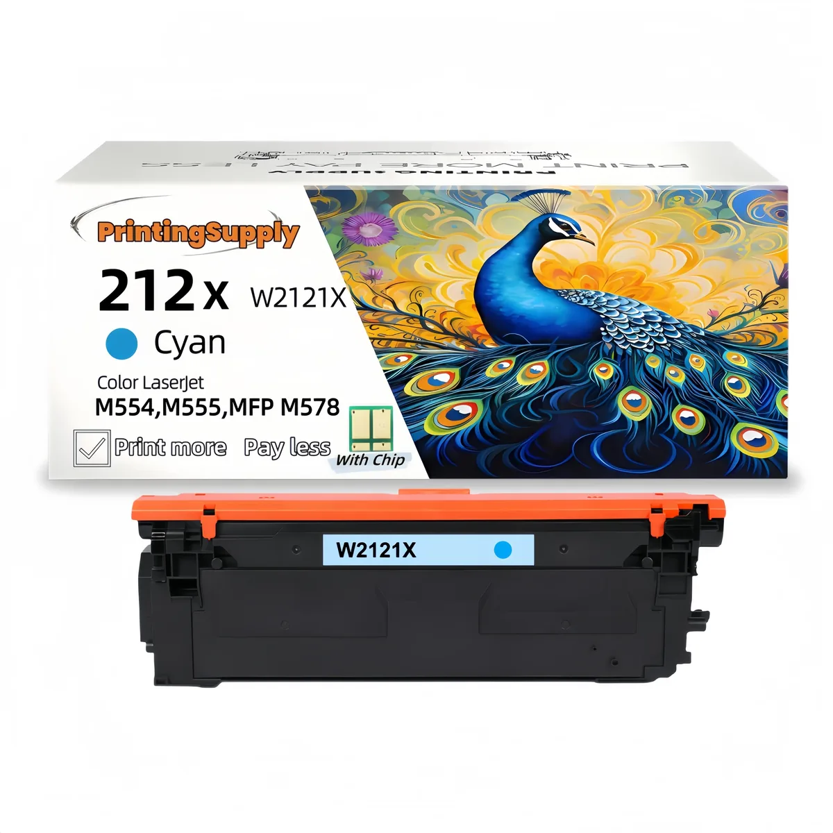 Ninestar Technology Ninestar Technology W2121X High-Yield Cyan Toner Cartridge — product photo