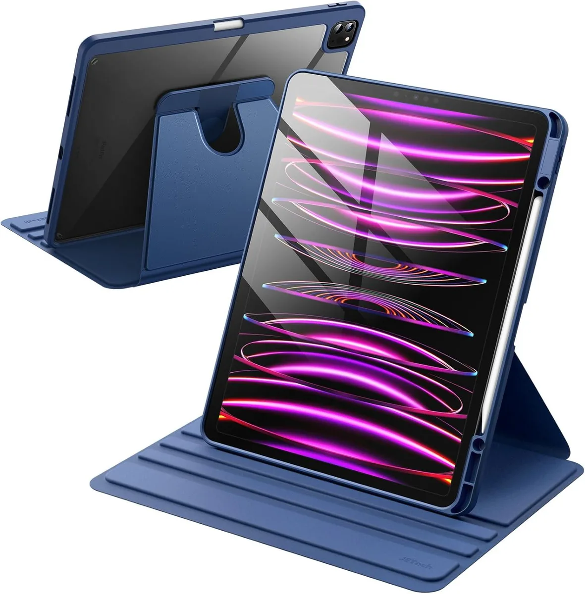 Kootion Kootion Rotating Case for iPad Pro 12.9-Inch (2022/2021/2020/2018) Navy — product photo