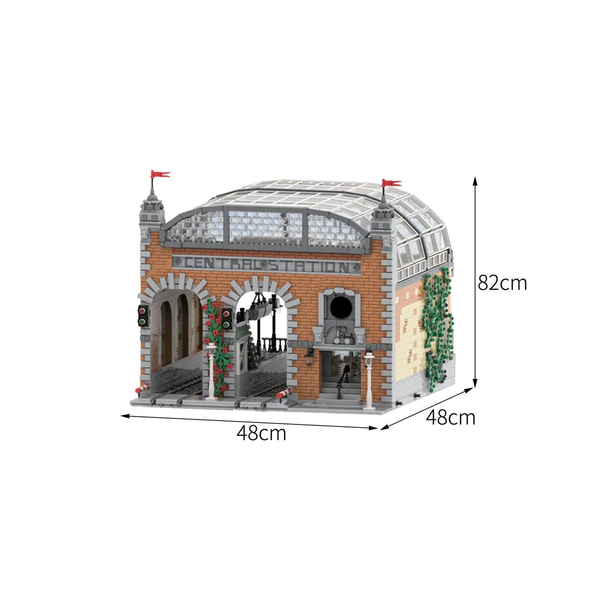 ZITIANYOUBUILD ZITIANYOUBUILD C6287 Old Fashioned Central Station 4750 Parts — product photo