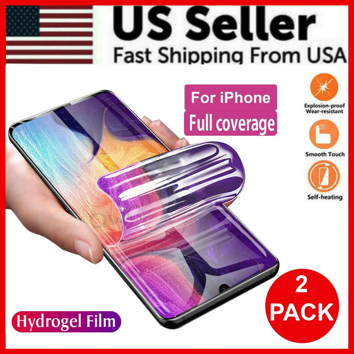 The Perfect Part The Perfect Part Type 565 12-pack hydrogel screen protector accessory — product photo