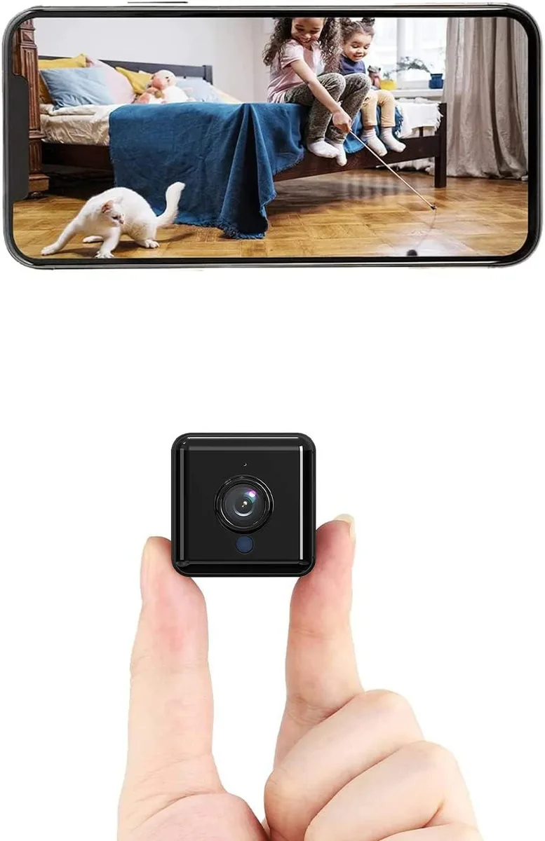 NShi NShi S9 Mini Spy Camera 1080P 150° Night Vision 2.4GHz WiFi 128GB .66oz 1.5in 2023 — product photo