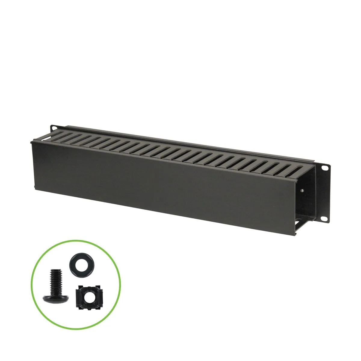 NavePoint NavePoint 2U Horizontal Cable Manager 19" Rack Mount — product photo