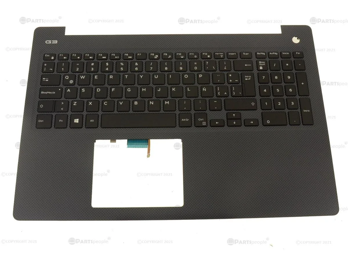 DELL DELL G3 3579 Palmrest Spanish Keyboard Assembly N4HJH 02CXJ — product photo