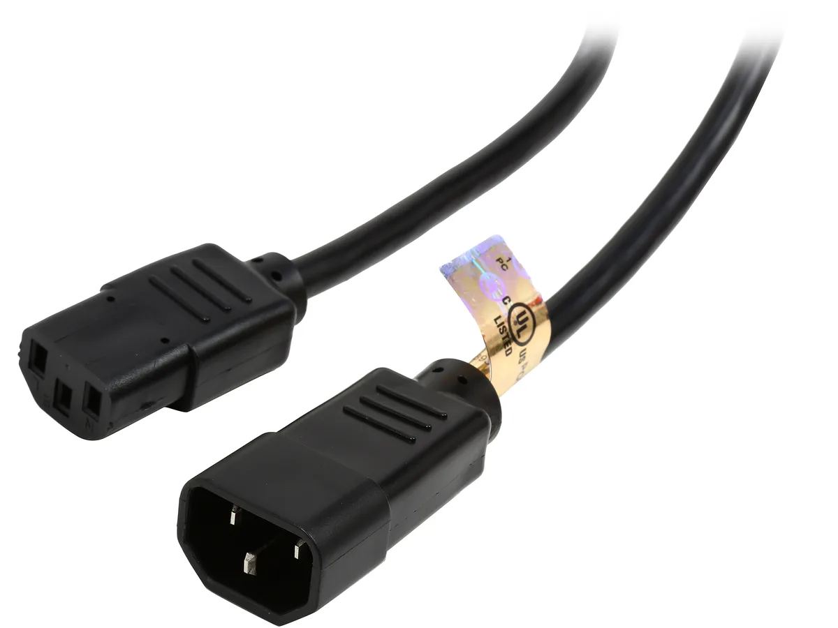 Tripp Lite Tripp Lite P005-010 computer power extension cord 10 ft 14 AWG C13 to C14 — product photo