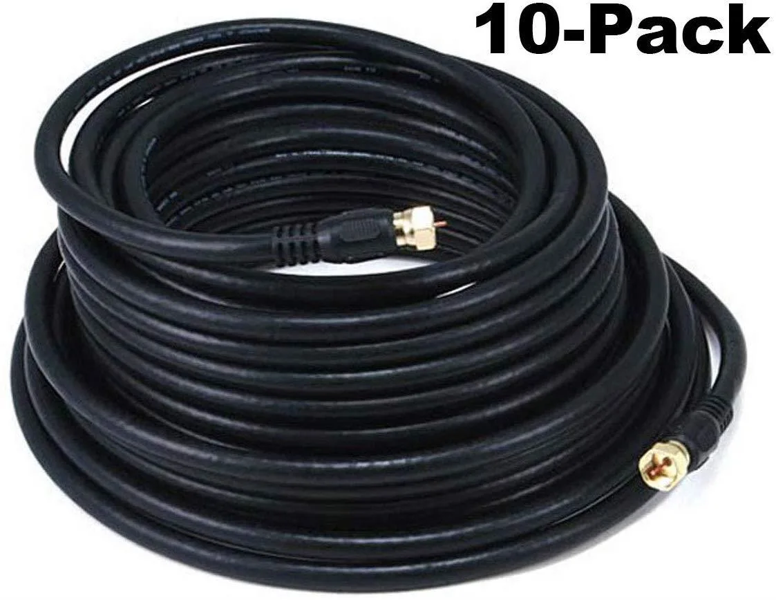 iMBAPrice iMBAPrice RG6 Coaxial Cable 50 ft Pack of 10 — product photo