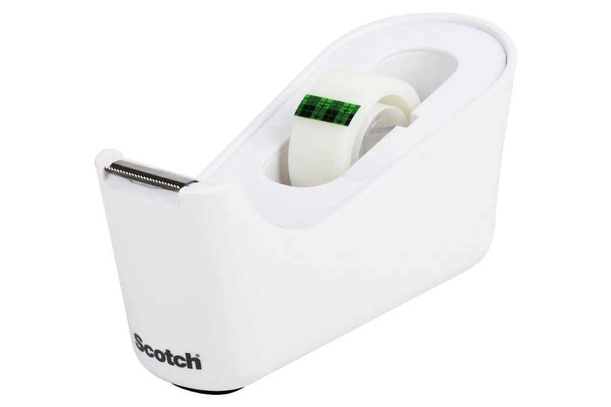  Scotch C18-W Tape Dispenser White with 350 in Roll — product photo