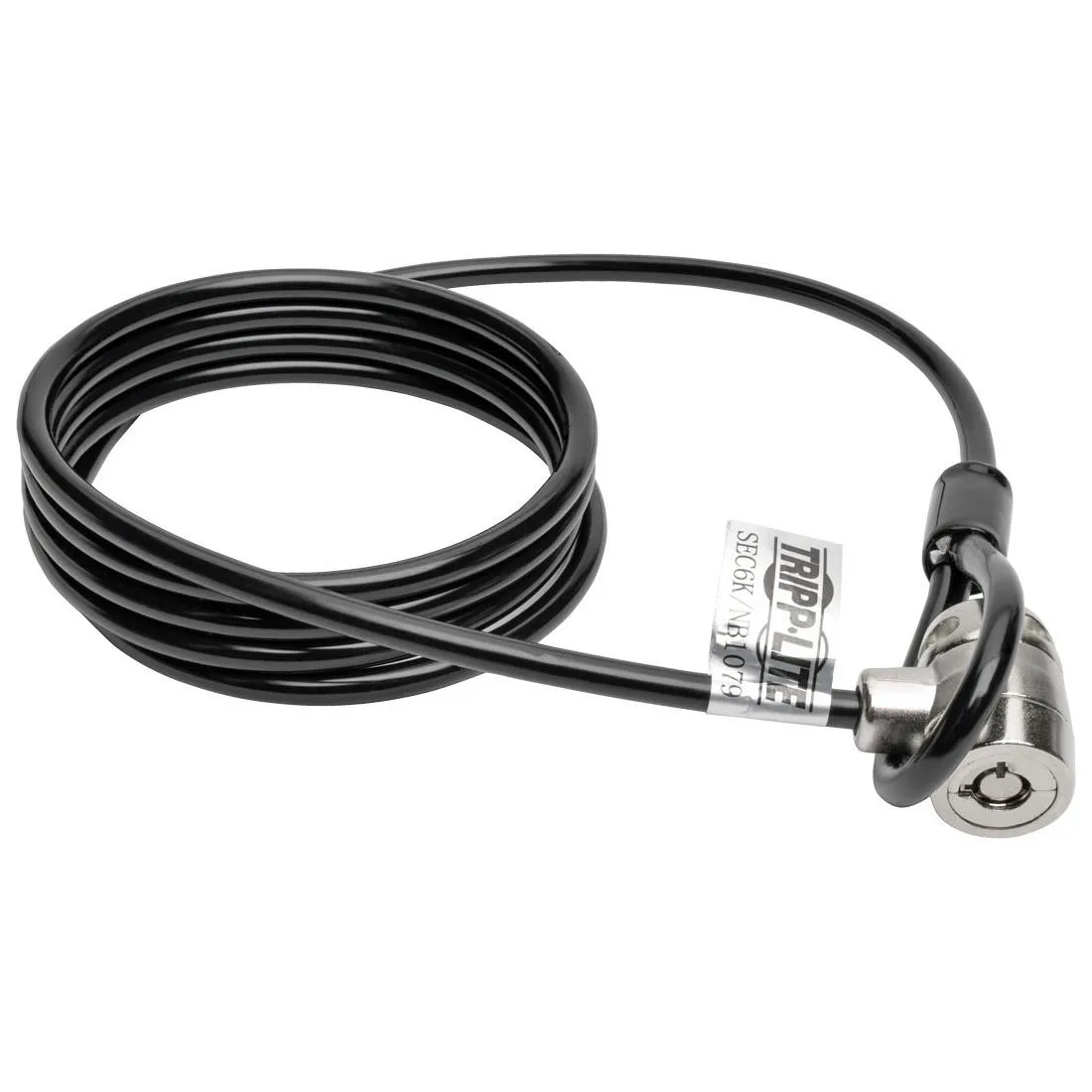 Tripp Lite Tripp Lite SEC6K Keyed Security Lock 6 ft Cable Black Accessory — product photo