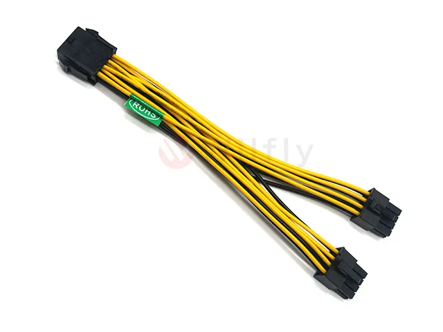 Wilfly Wilfly EPS 8-pin female to 2 x male Y splitter 150mm — product photo