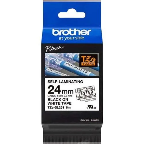 Brother Brother TZeSL251 24 mm self-laminating tape scanner supply — product photo
