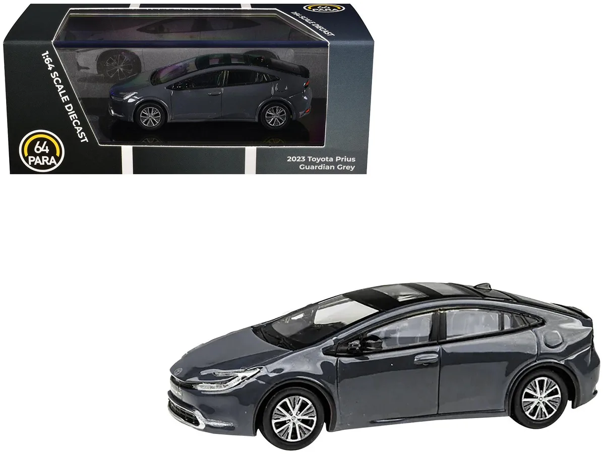 Paragon Paragon 2023 Toyota Prius Guardian Gray 1/64 Diecast Car — product photo