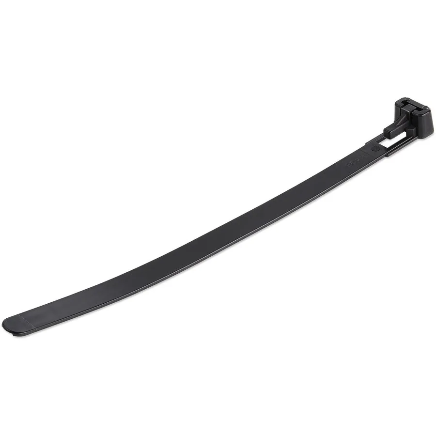 STARTECH STARTECH CBMZTRB6BK 6" reusable cable ties 100 pack black computer accessory — product photo