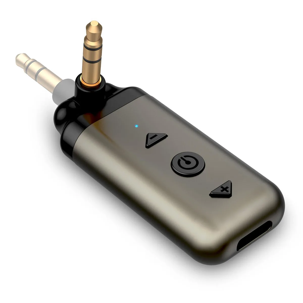  Scosche BTR009 Bluetooth 5.4 Aux Adapter 180° Jack 12h Battery Car Electronics Accessory — product photo