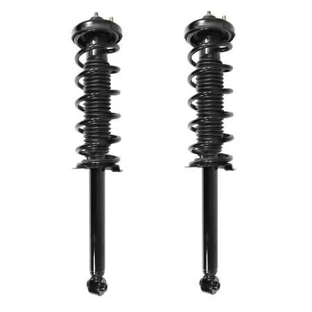 Pair of silver rear strut assemblies for 2003-2007 Honda Accord