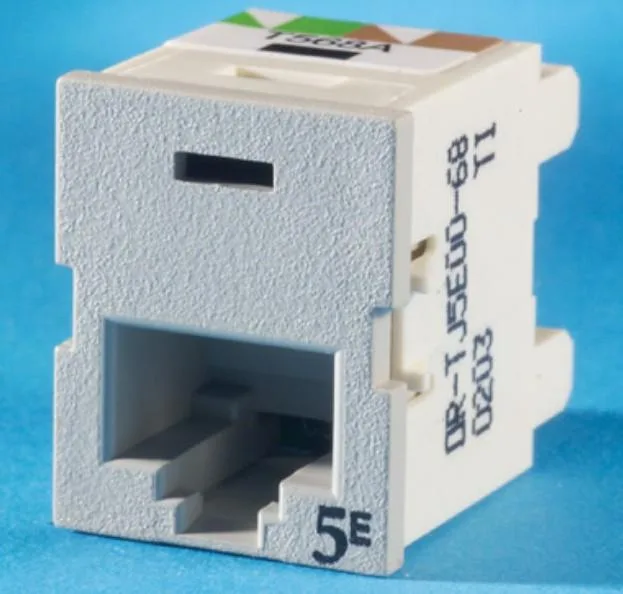 ORTRONICS ORTRONICS Clarity TracJack Cat5e Jack Module Light Gray — product photo
